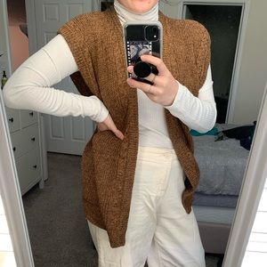 Vintage Brown Sweater Vest